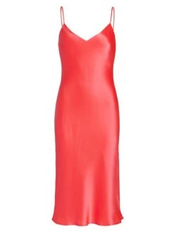 L'AGENCE Jodie Silk Slip Dress Acai -Outlet L'AGENCE Store unnamed file 175