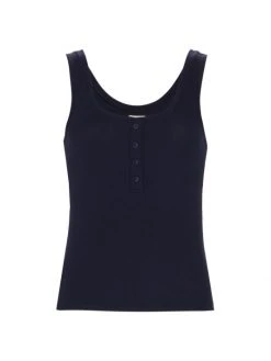 L'AGENCE Kate Henley Tank Top Navy 2 L'AGENCE Kate Henley Tank Top Navy -Outlet L'AGENCE Store unnamed file 1753