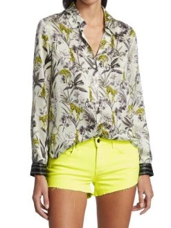 L'AGENCE Tyler Floral Silk Blouse -Outlet L'AGENCE Store unnamed file 1764