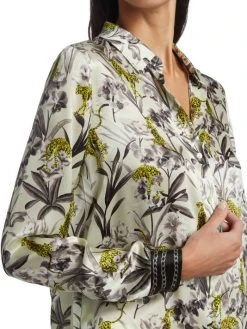 L'AGENCE Tyler Floral Silk Blouse -Outlet L'AGENCE Store unnamed file 1767