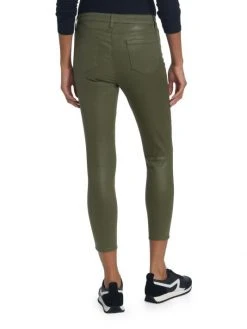 L'AGENCE Margot Mid-Rise Stretch Coated Crop Jeans 4 L'AGENCE Margot Mid-Rise Stretch Coated Crop Jeans -Outlet L'AGENCE Store unnamed file 1795