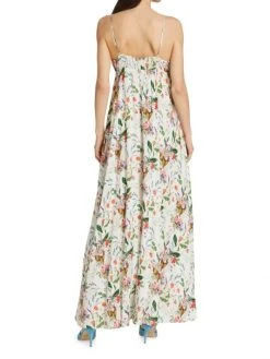 L'AGENCE Stefani Button-Front Maxi Dress -Outlet L'AGENCE Store unnamed file 191
