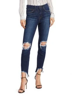 L'AGENCE High Line High-Rise Skinny Distressed Jeans 2 L'AGENCE High Line High-Rise Skinny Distressed Jeans -Outlet L'AGENCE Store unnamed file 1937