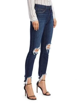 L'AGENCE High Line High-Rise Skinny Distressed Jeans 3 L'AGENCE High Line High-Rise Skinny Distressed Jeans -Outlet L'AGENCE Store unnamed file 1938