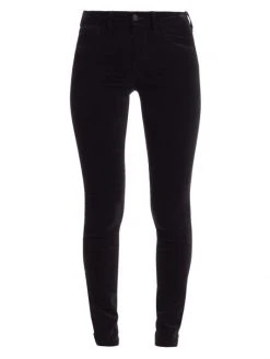 L'AGENCE Marguerite High-Rise Velvet Skinny Jeans