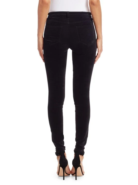 L'AGENCE Marguerite High-Rise Velvet Skinny Jeans 5 L'AGENCE Marguerite High-Rise Velvet Skinny Jeans - Image 5
