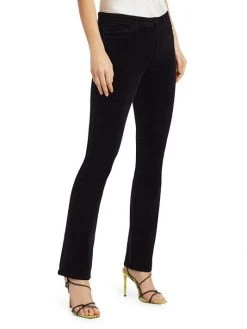 L'AGENCE Oriana High-Rise Velvet Straight-Leg Jeans -Outlet L'AGENCE Store unnamed file 1963