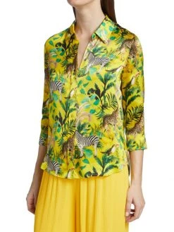 L'AGENCE Dani Three-Quarter Sleeve Silk Blouse 3 L'AGENCE Dani Three-Quarter Sleeve Silk Blouse -Outlet L'AGENCE Store unnamed file 197