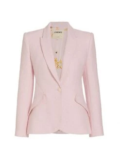 L'AGENCE Chamberlain Single-Button Blazer Soft Pink -Outlet L'AGENCE Store unnamed file 1971