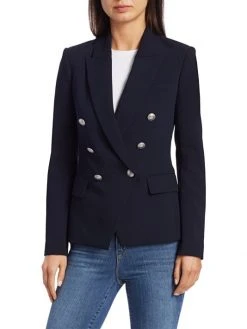 L'AGENCE Kenzie Blazer Ivory 2 L'AGENCE Kenzie Blazer Ivory -Outlet L'AGENCE Store unnamed file 2