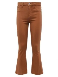 L'AGENCE Kendra High-Rise Crop Flare Pants