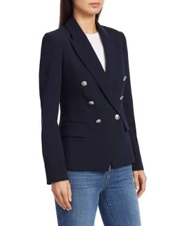 L'AGENCE Kenzie Blazer Ivory 3 L'AGENCE Kenzie Blazer Ivory -Outlet L'AGENCE Store unnamed file 3
