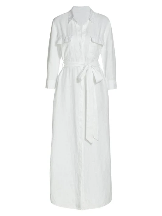 unnamed-file-32.jpg L'AGENCE Cameron Long Shirtdress Light Maize -Outlet L'AGENCE Store unnamed file 32