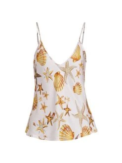 L'AGENCE Lexi Shell-Print Camisole