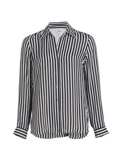 L'AGENCE Nina Silk Blouse