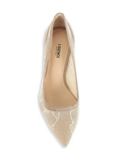 L'AGENCE Simone Lace Pumps Beige -Outlet L'AGENCE Store unnamed file 356
