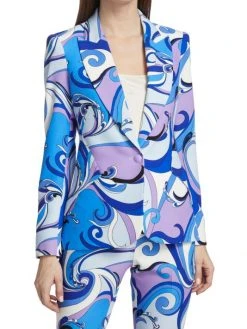 L'AGENCE Chamberlain Printed Blazer 2 L'AGENCE Chamberlain Printed Blazer -Outlet L'AGENCE Store unnamed file 390