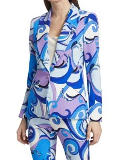 L'AGENCE Chamberlain Printed Blazer 3 L'AGENCE Chamberlain Printed Blazer -Outlet L'AGENCE Store unnamed file 391