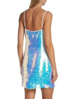 L'AGENCE Nyla Sequin Slip Dress -Outlet L'AGENCE Store unnamed file 399