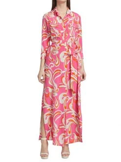 L'AGENCE Cameron Silk Shirtdress -Outlet L'AGENCE Store unnamed file 411