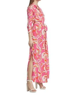 L'AGENCE Cameron Silk Shirtdress -Outlet L'AGENCE Store unnamed file 412