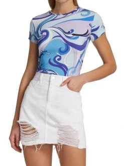 L'AGENCE Ressie Swirl-Print Top 2 L'AGENCE Ressie Swirl-Print Top -Outlet L'AGENCE Store unnamed file 507