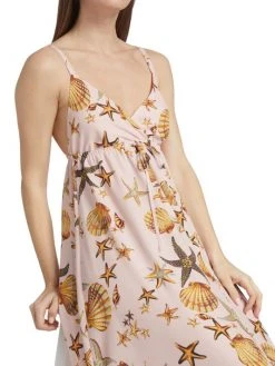 L'AGENCE Sachi Shell-Print Maxi Dress -Outlet L'AGENCE Store unnamed file 582