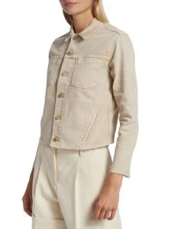 L'AGENCE Janelle Cotton-Blend Denim Jacket 3 L'AGENCE Janelle Cotton-Blend Denim Jacket -Outlet L'AGENCE Store unnamed file 625