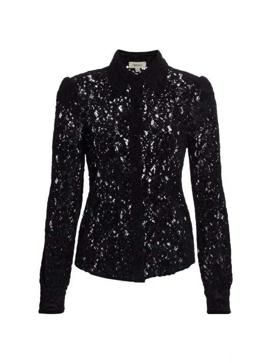 L'AGENCE Jenica Lace Blouse 1 L'AGENCE Jenica Lace Blouse