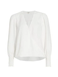 L'AGENCE Enzo Surplice Blouse