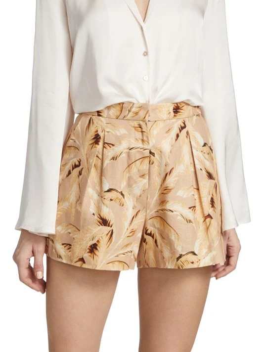 unnamed-file-758.jpg L'AGENCE Vittoria Leaf-Print High-Waisted Shorts -Outlet L'AGENCE Store unnamed file 758