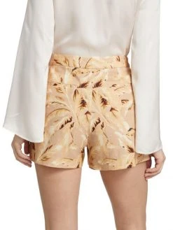 L'AGENCE Vittoria Leaf-Print High-Waisted Shorts 4 L'AGENCE Vittoria Leaf-Print High-Waisted Shorts -Outlet L'AGENCE Store unnamed file 760