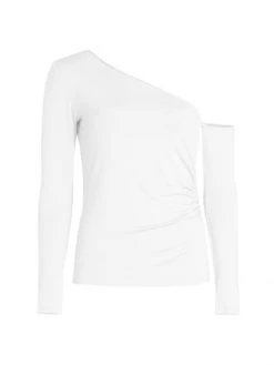 L'AGENCE Hattie One-Shoulder Top