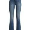 L'AGENCE Ruth Low-Rise Distressed Straight Jeans
