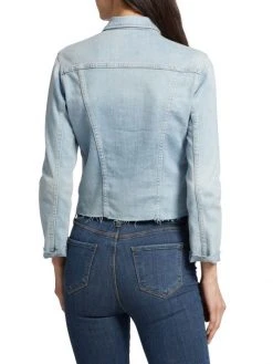 L'AGENCE Janelle Slim Fit Jean Jacket 4 L'AGENCE Janelle Slim Fit Jean Jacket -Outlet L'AGENCE Store unnamed file 853