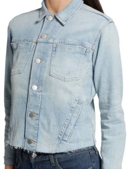 L'AGENCE Janelle Slim Fit Jean Jacket 5 L'AGENCE Janelle Slim Fit Jean Jacket -Outlet L'AGENCE Store unnamed file 854