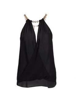 L'AGENCE Lina Draped Silk Top
