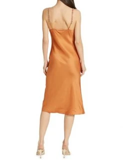 L'AGENCE Amina Cowl-Neck Chain Dress -Outlet L'AGENCE Store unnamed file 896