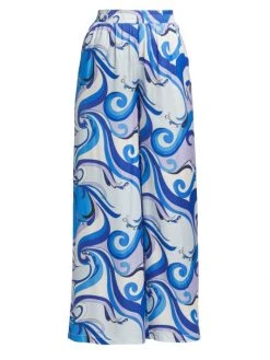 L'AGENCE Lillian Printed Wide Leg Pants