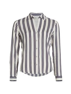 L'AGENCE Holly Striped Shirt