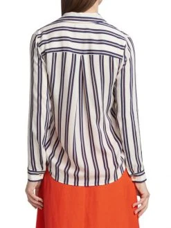 L'AGENCE Holly Striped Shirt 4 L'AGENCE Holly Striped Shirt -Outlet L'AGENCE Store unnamed file 923