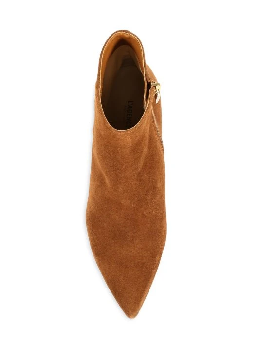 L'AGENCE Jeanne Suede Ankle Boots Brown 5 L'AGENCE Jeanne Suede Ankle Boots Brown - Image 5