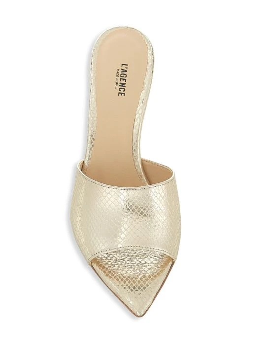unnamed-file-934.jpg L'AGENCE Lolita II Snake-Embossed Metallic Leather Mules -Outlet L'AGENCE Store unnamed file 934