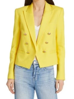 L'AGENCE Brooke Crop Blazer 2 L'AGENCE Brooke Crop Blazer -Outlet L'AGENCE Store unnamed file 966
